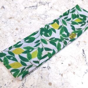 Lemon print headband